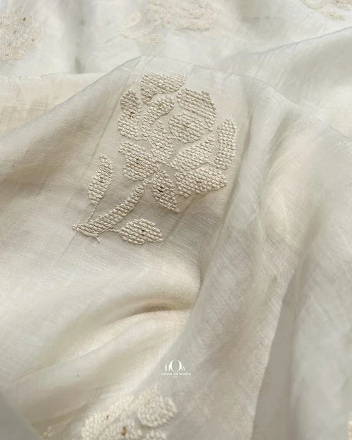 KIARA MUL CHANDERI (Off White) (Copy)