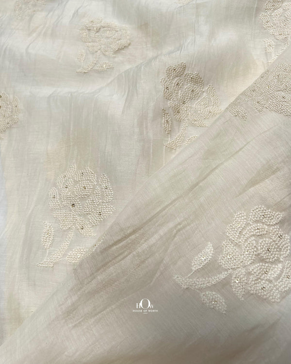 KIARA MUL CHANDERI (Off White) (Copy)