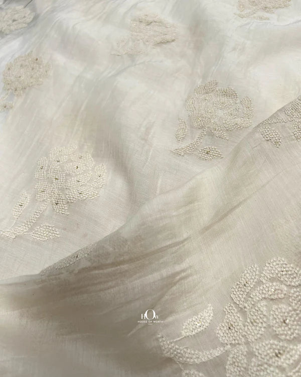 KIARA MUL CHANDERI (Off White) (Copy)